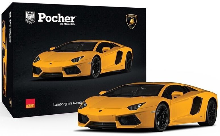 Pocher 1/8 Lamborghini Aventador LP 700-4 Giallo Orion HK119