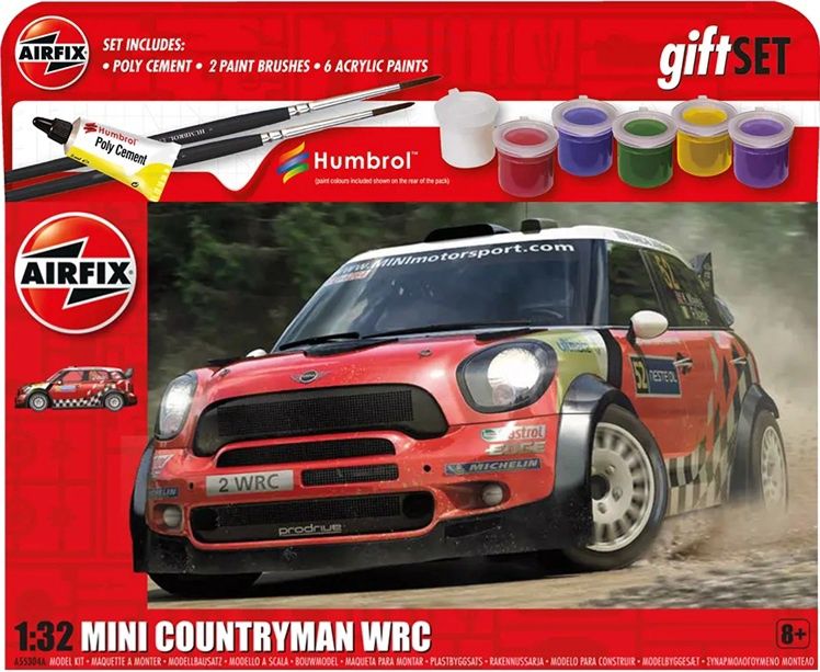Airfix 1/32 MINI Countryman WRC Starter Set A55304A