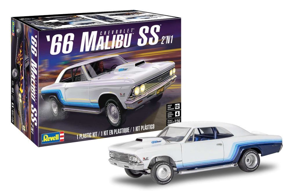 Revell 1/24 &#39;66 Chevrolet Malibu SS 2&#39;n1 85-4520
