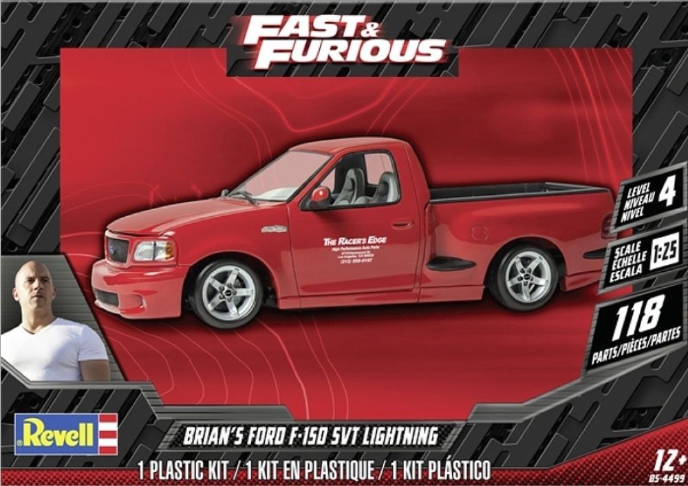 Revell 1/25 Fast &amp; Furious Brian&#39;s Ford F-150 SVT Lightning 85-4499