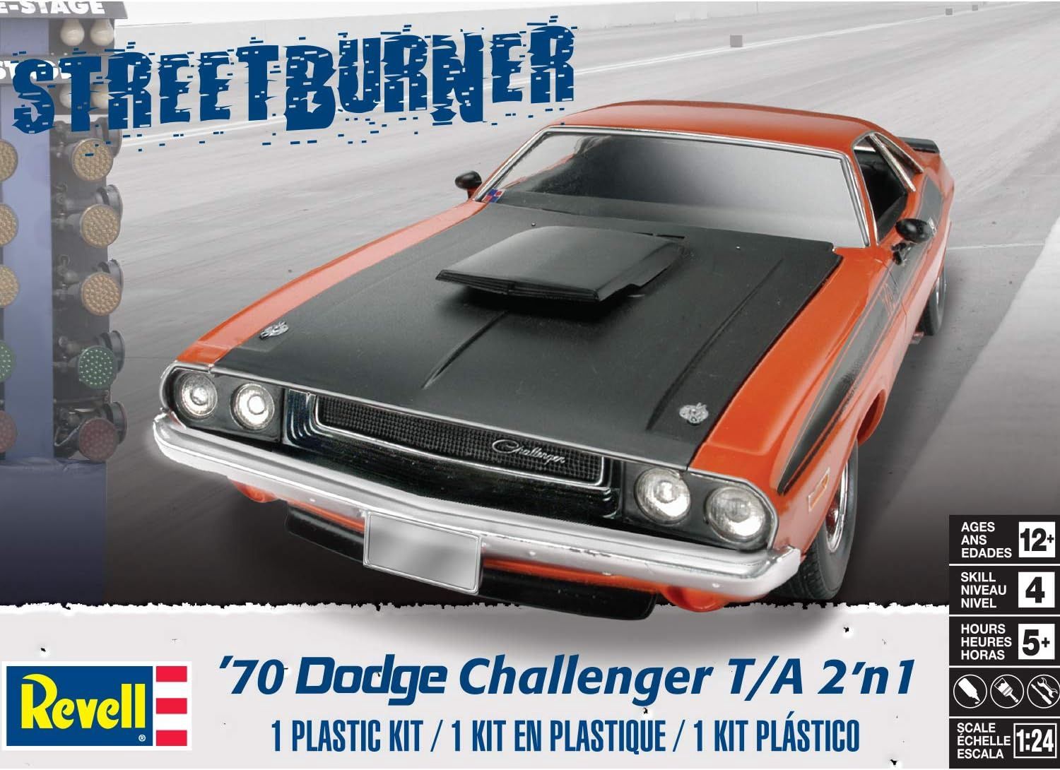 Revell 1/24 &#39;70 Dodge Challenger T/A 2&#39;n1 85-2596