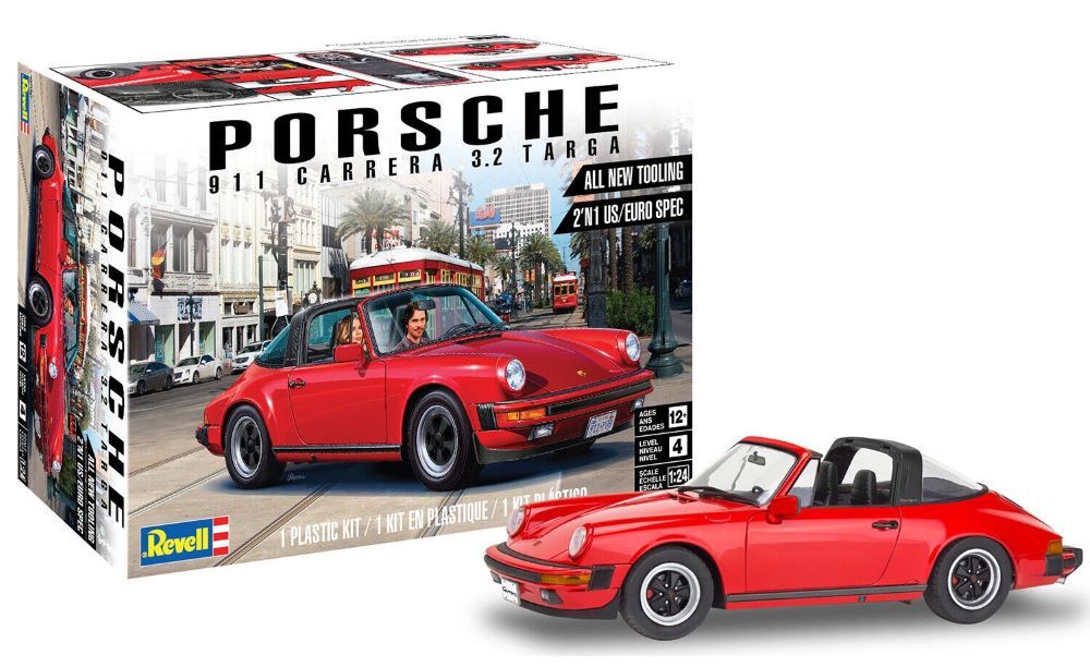 Revell 1/24 1984 Porsche 911 Carrera 3.2 Targa 2&#39;n1 85-4527