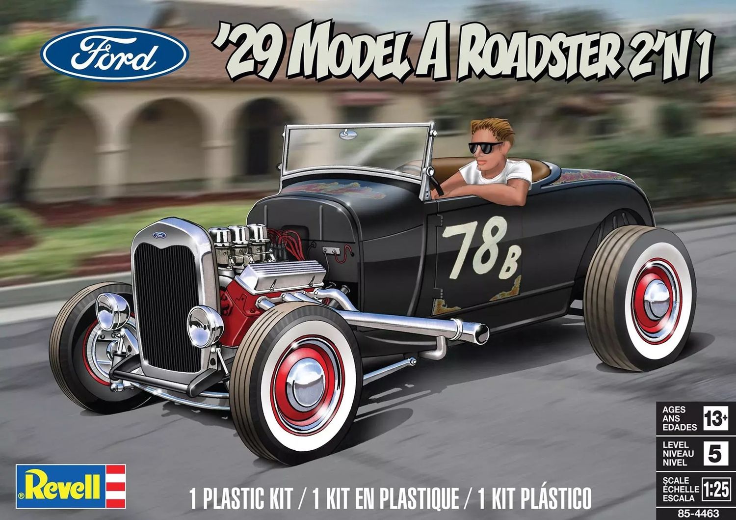 Revell 1/25 &#39;29 Model A Roadster 2&#39;n1 85-4463