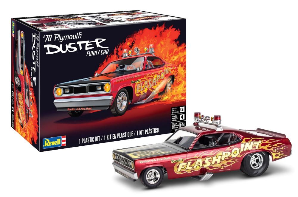 Revell 1/24 &#39;70 Plymouth Duster Funny Car 14528