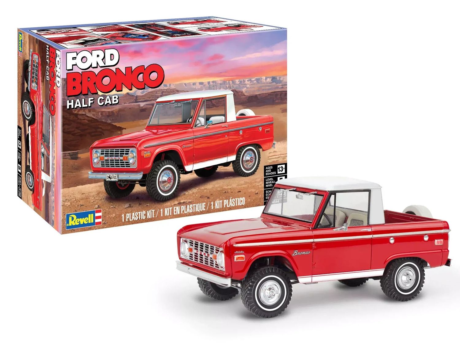 Revell 1/25 Ford Bronco Half Cab 14544