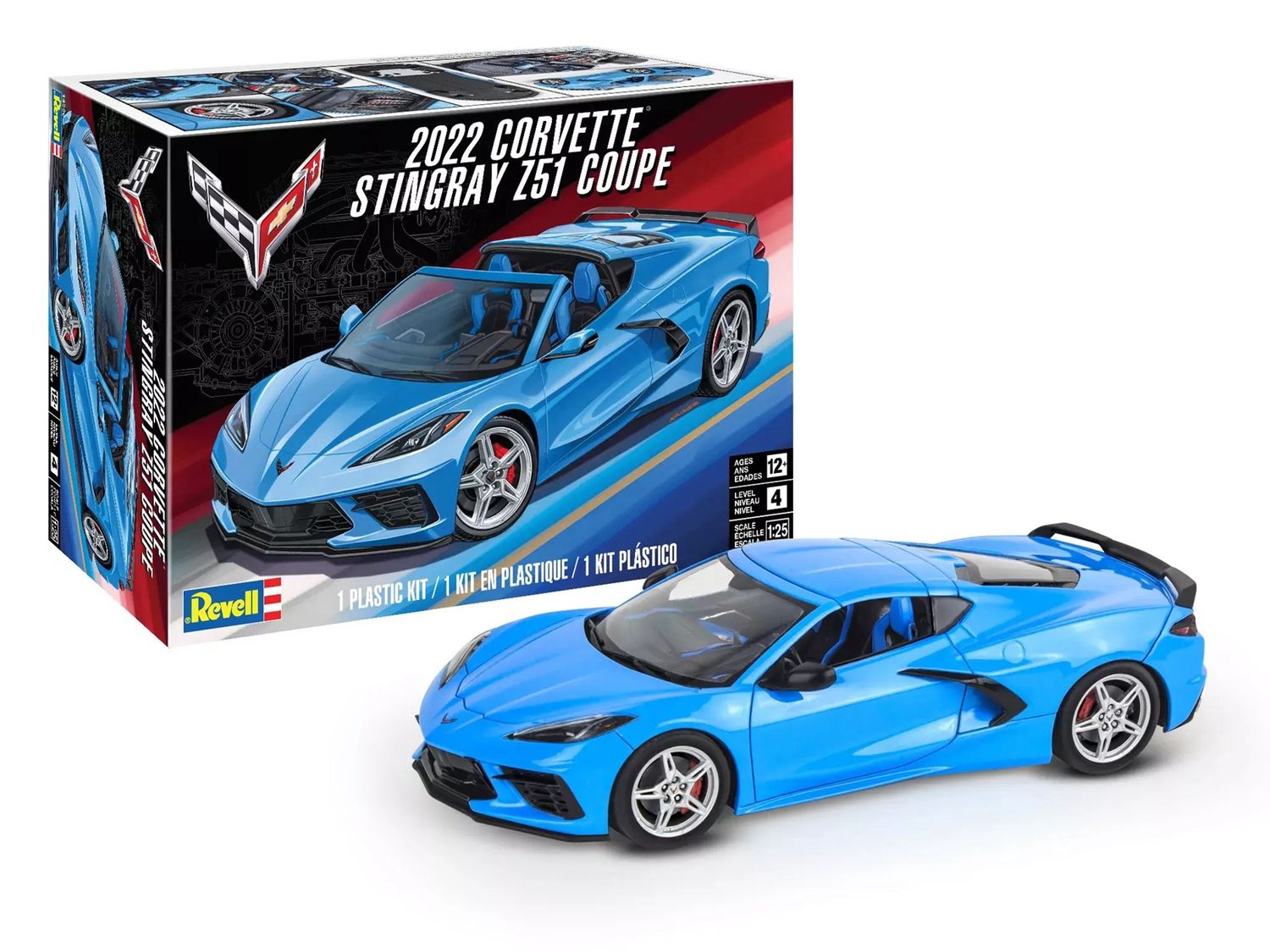 Revell 1/25 2022 Corvette Stingray Z51 Coupe 14556