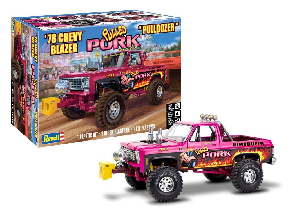 Revell 1/24 &#39;78 Chevy Blazer Pulled Pork &quot;Pulldozer&quot; 14532