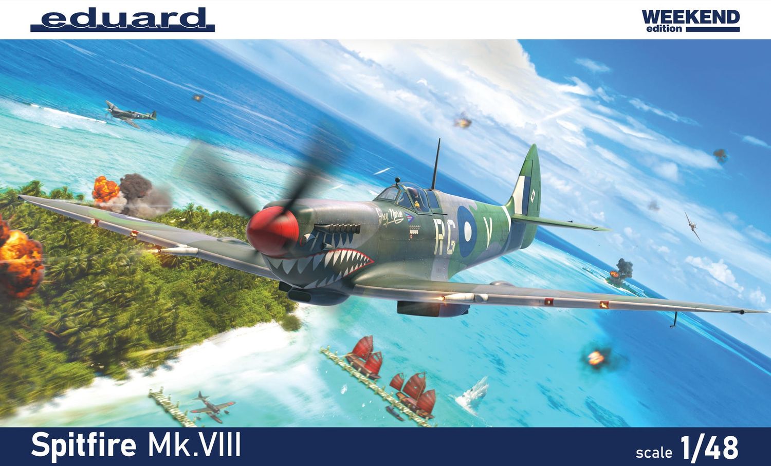 Eduard 1/48 Spitfire Mk.VIII [Weekend Edition] 84154