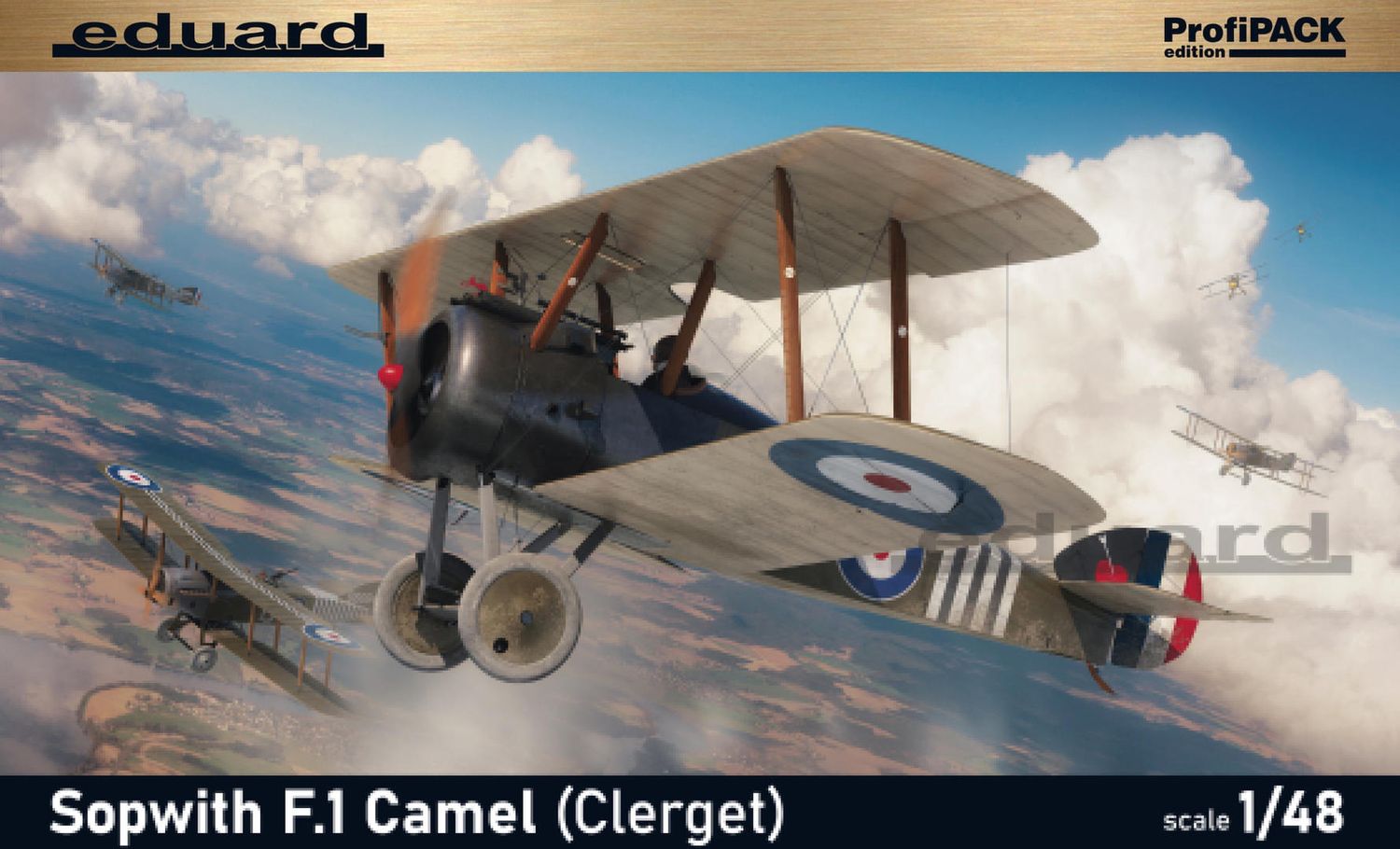 Eduard 1/48 Sopwith F.1 Camel (Clerget) [ProfiPACK] 82172