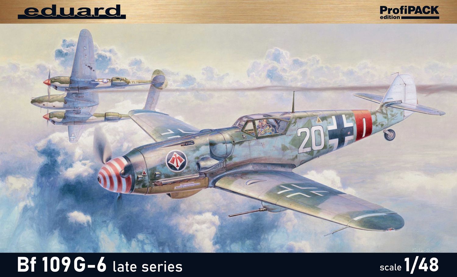 Eduard 1/48 Bf 109G-6 late series [ProfiPACK] 82111