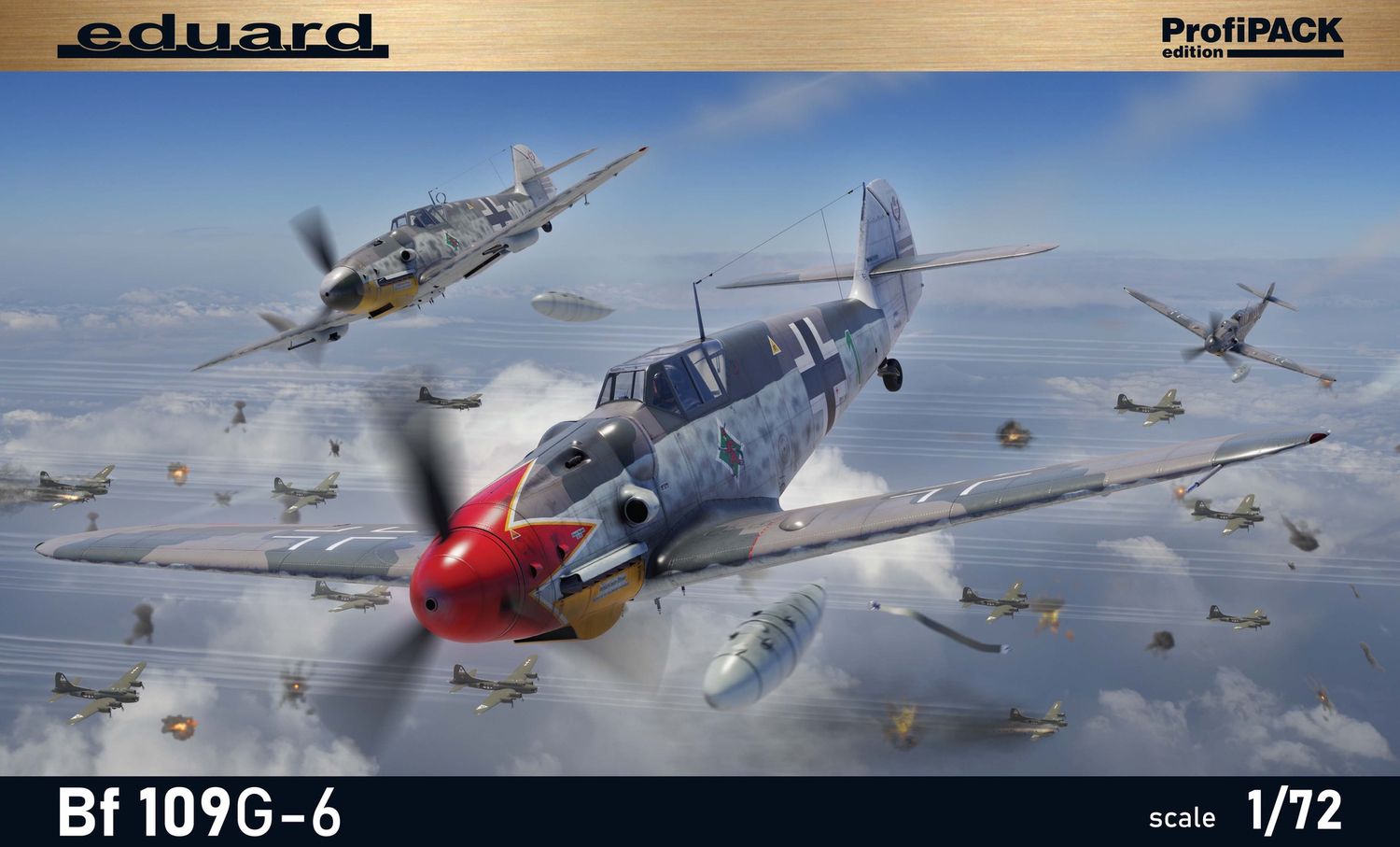 Eduard 1/72 Bf 109G-6 [ProfiPACK] 70159