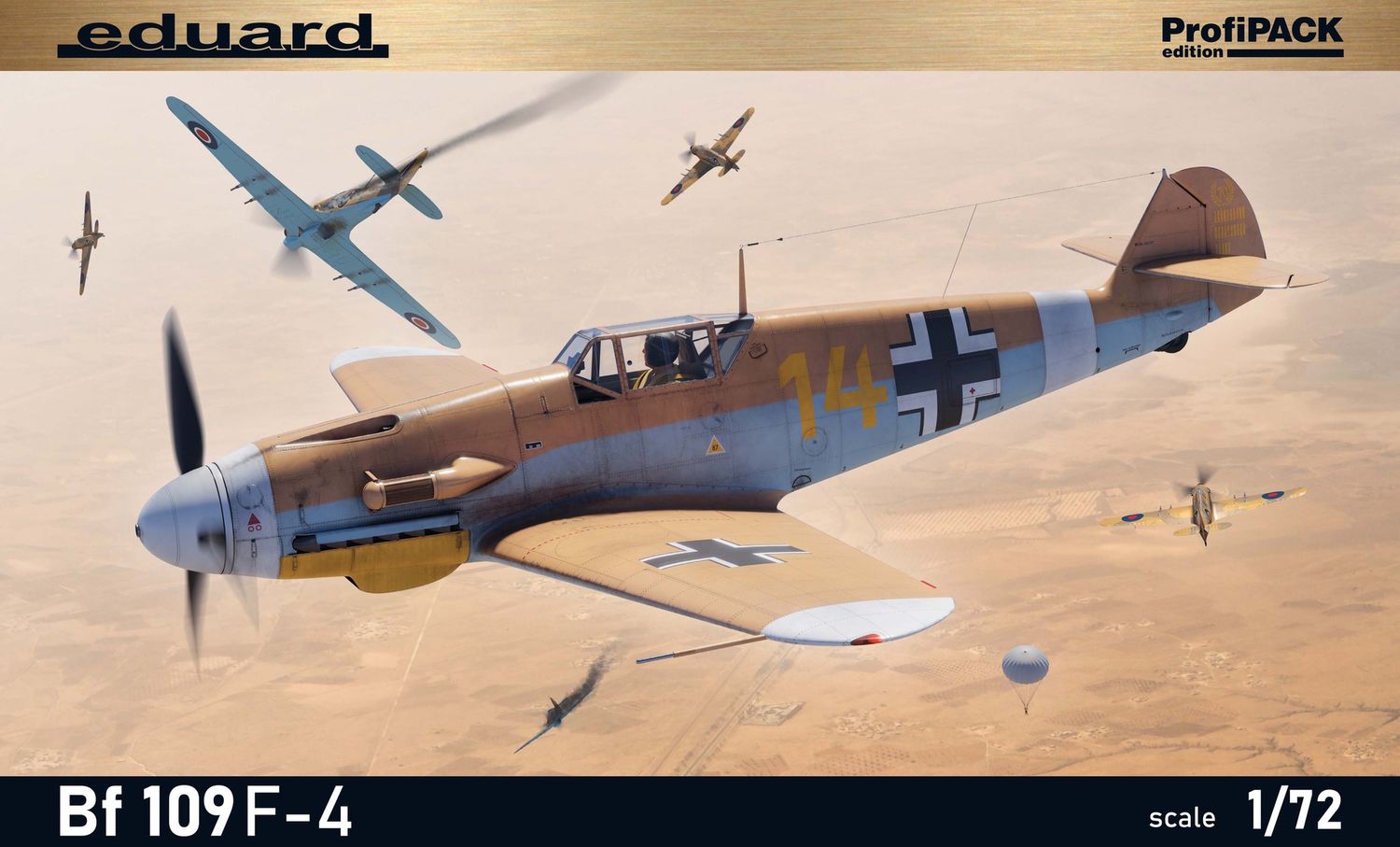 Eduard 1/72 Bf 109F-4 [ProfiPACK] 70155