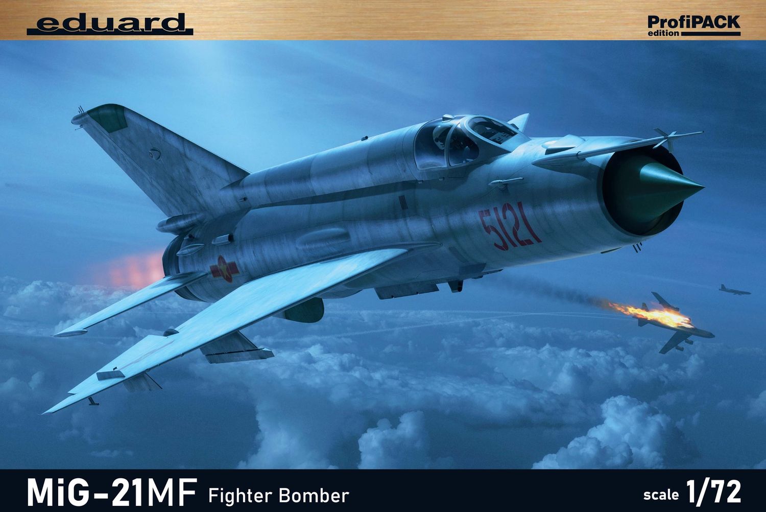 Eduard 1/72 MiG-21MF Fighter Bomber [ProfiPACK] 70142