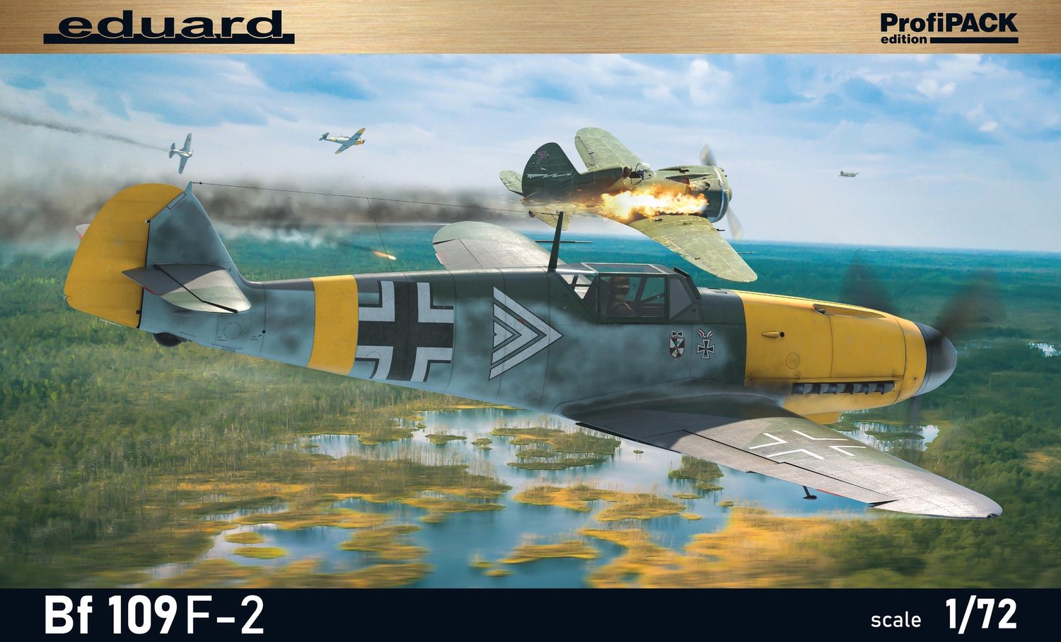 Eduard 1/72 Bf 109F-2 [ProfiPACK] 70154
