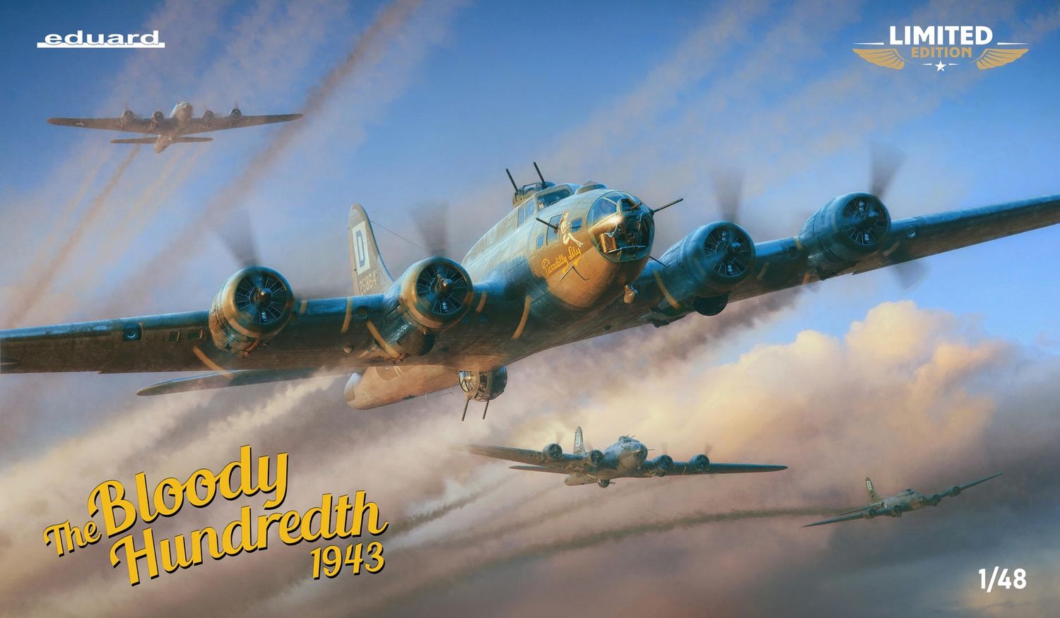 Eduard 1/48 B-17F Flying Fortress &quot;The Bloody Hundredth 1943&quot; [Limited Edition] 11183