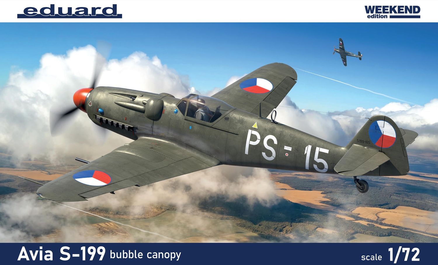 Eduard 1/72 S-199 bubble canopy [Weekend Edition] 7471