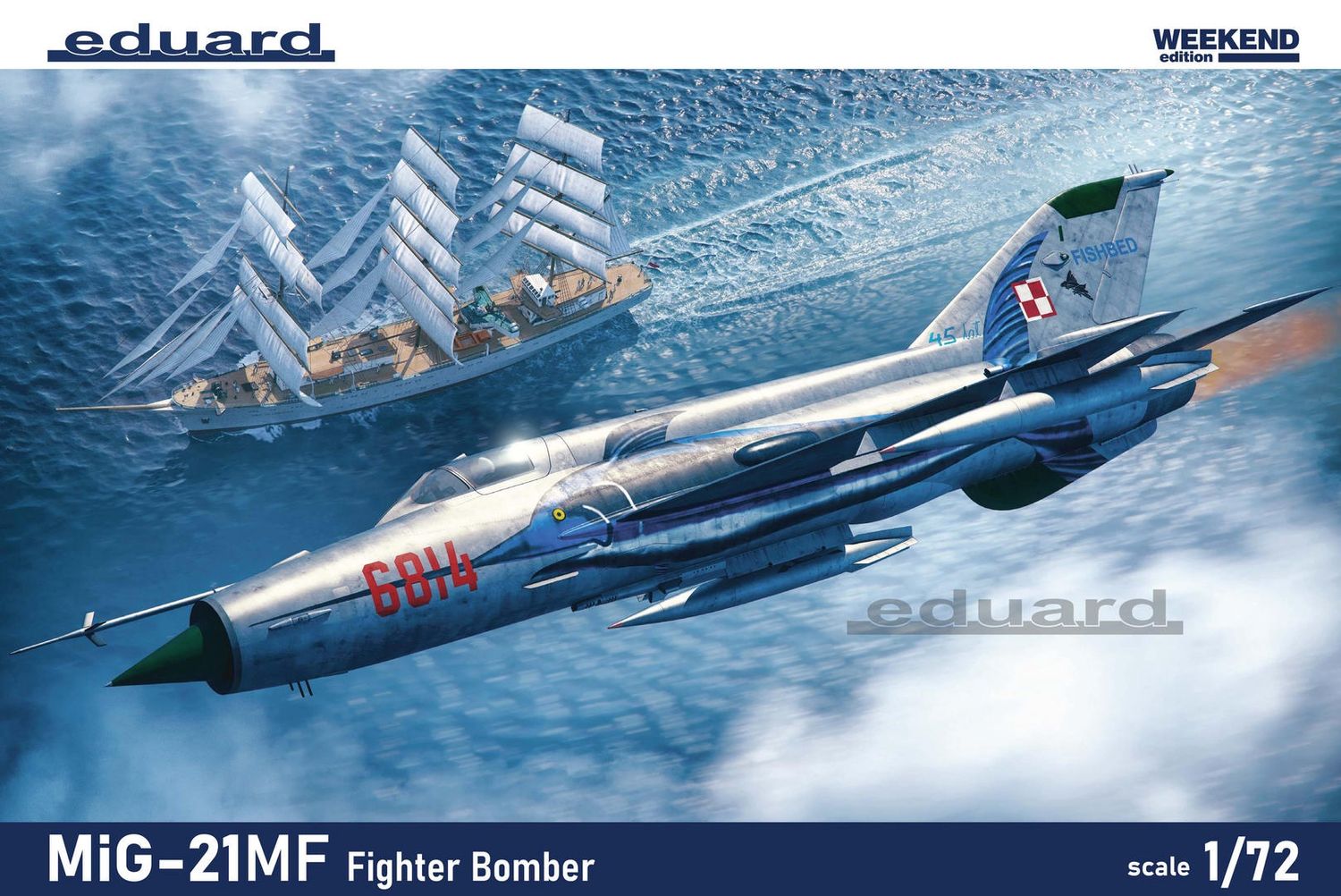 Eduard 1/72 MiG-21MF Fighter Bomber [Weekend Edition] 7458