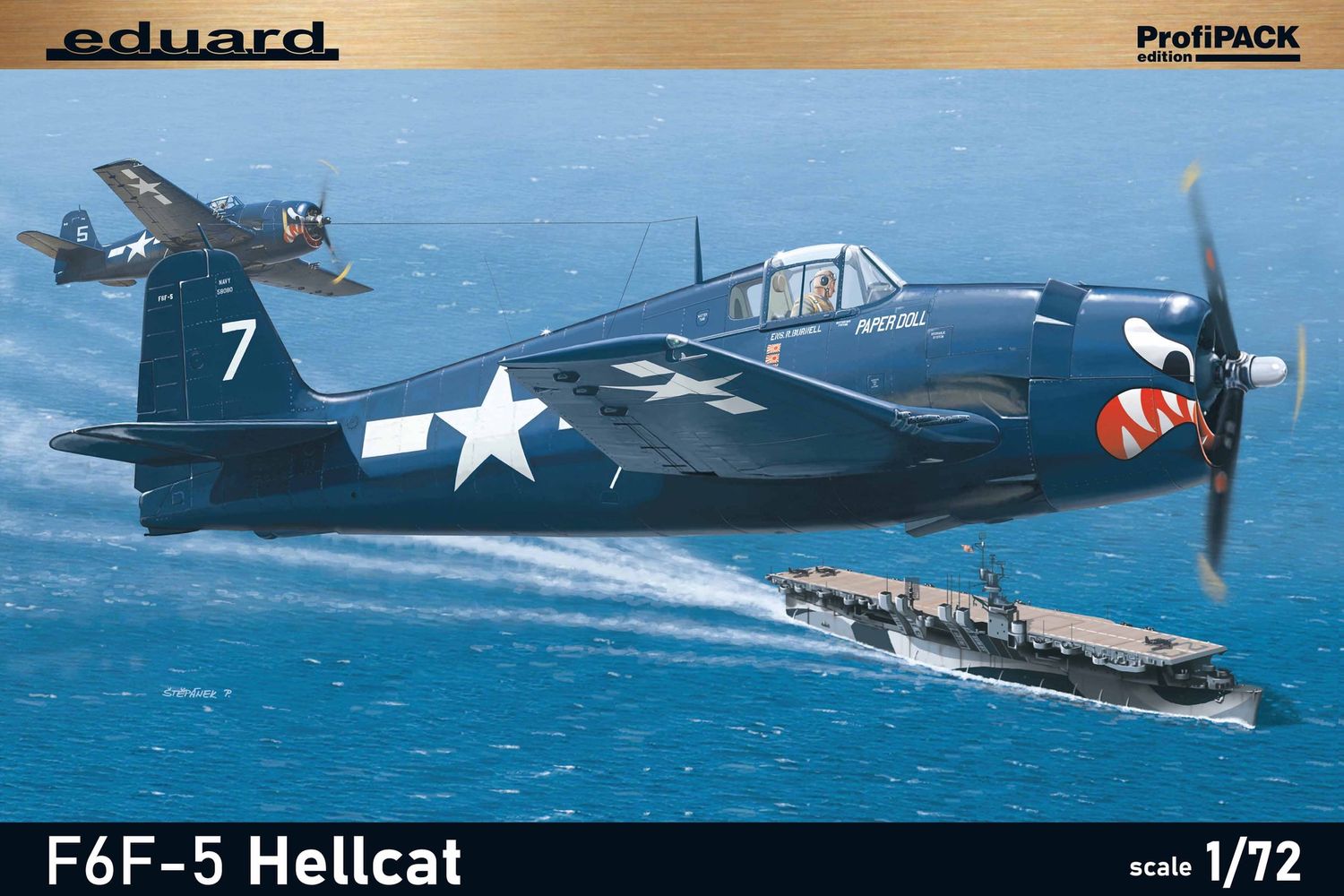 Eduard 1/72 F6F-5 Hellcat [ProfiPACK] 7077