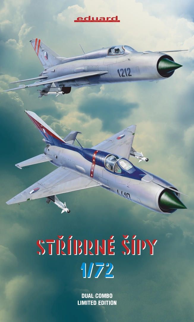 Eduard 1/72 &#39;Stribrne Sipy&#39; (Silver Arrows) MiG-21PF/PFM [Limited Edition] 2134