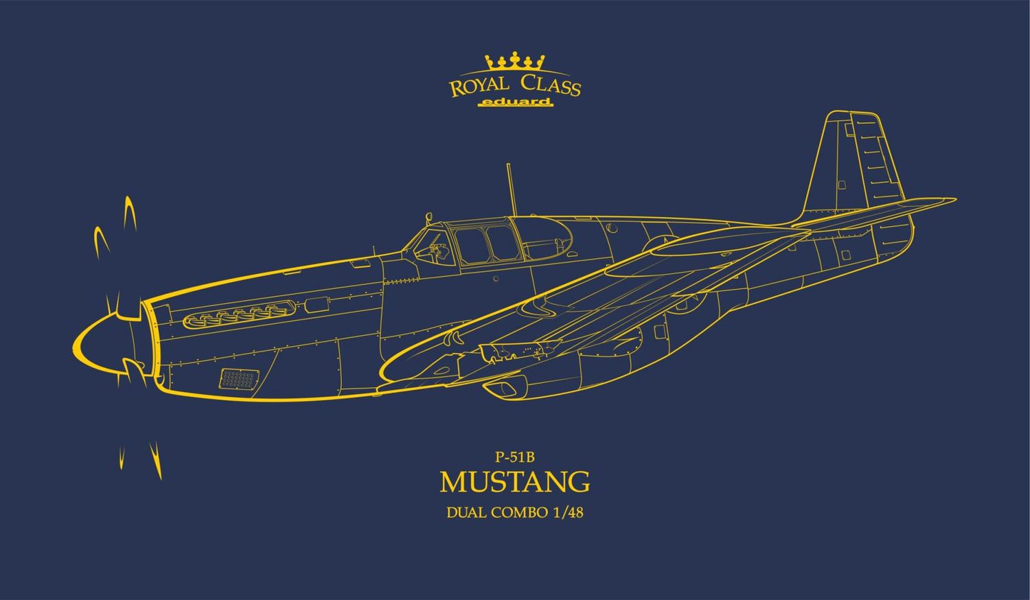 Eduard 1/48 P-51B Mustang Dual Combo Royal Class Edition R0019