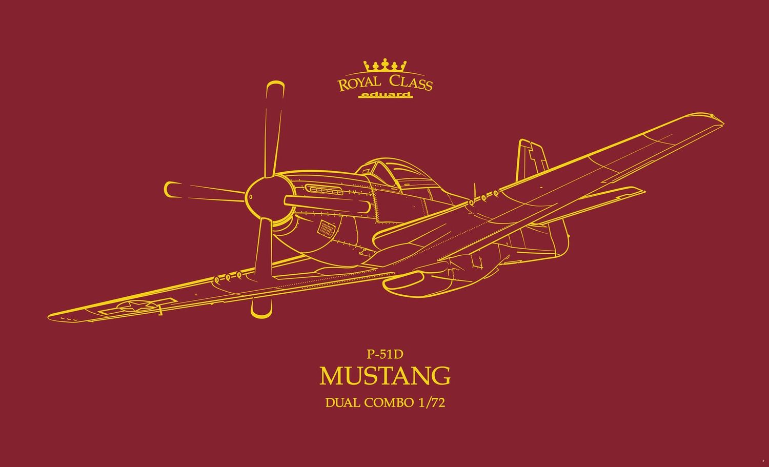 Eduard 1/72 P-51D Mustang Dual Combo Royal Class Edition R0021