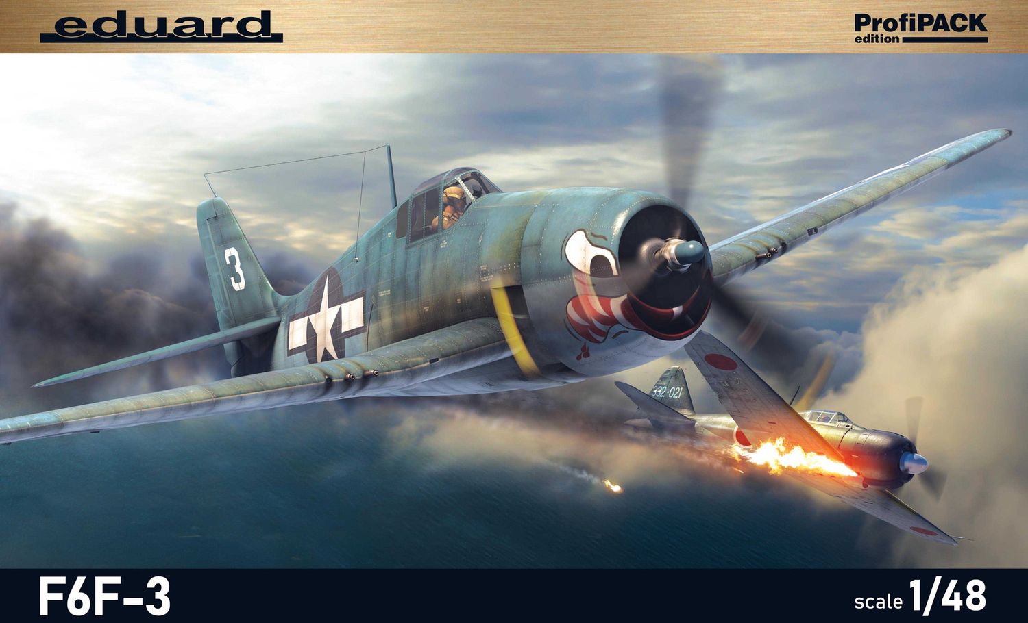Eduard 1/48 F6F-3 Profipack Edition 8227