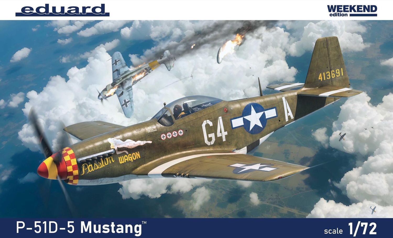 Eduard 1/72 P-51D-5 Mustang Weekend Edition 7476