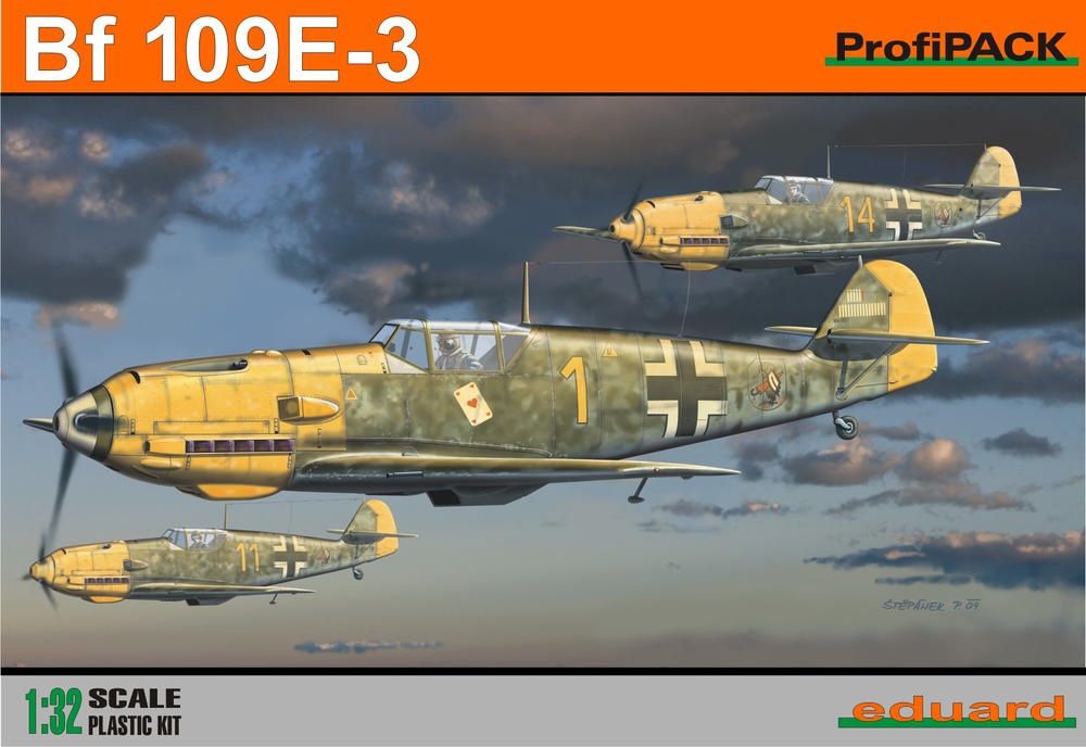 Eduard 1/32 Bf 109E-3 [ProfiPACK] 3002