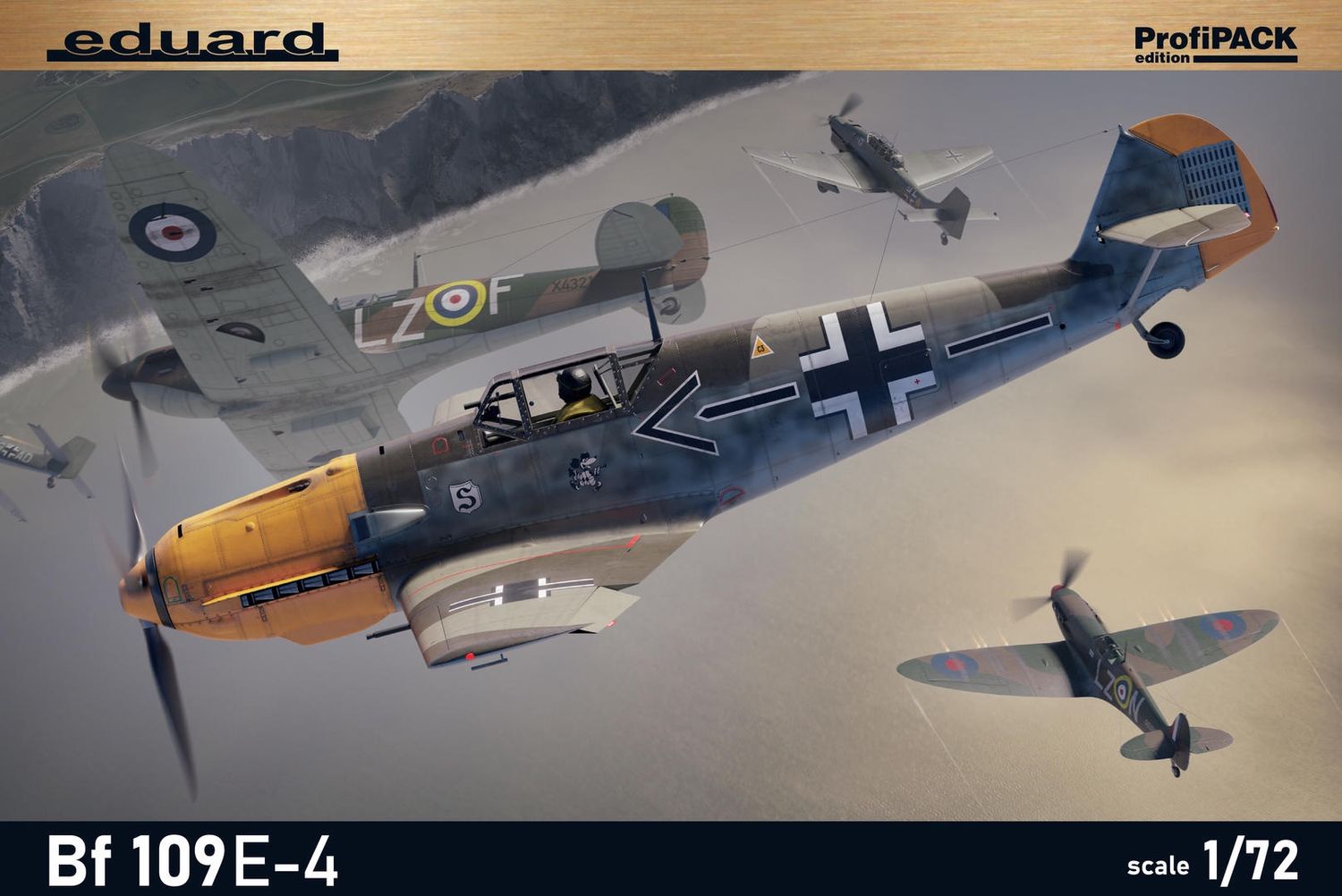 Eduard 1/72 Bf 109E-4 [ProfiPACK] 7033