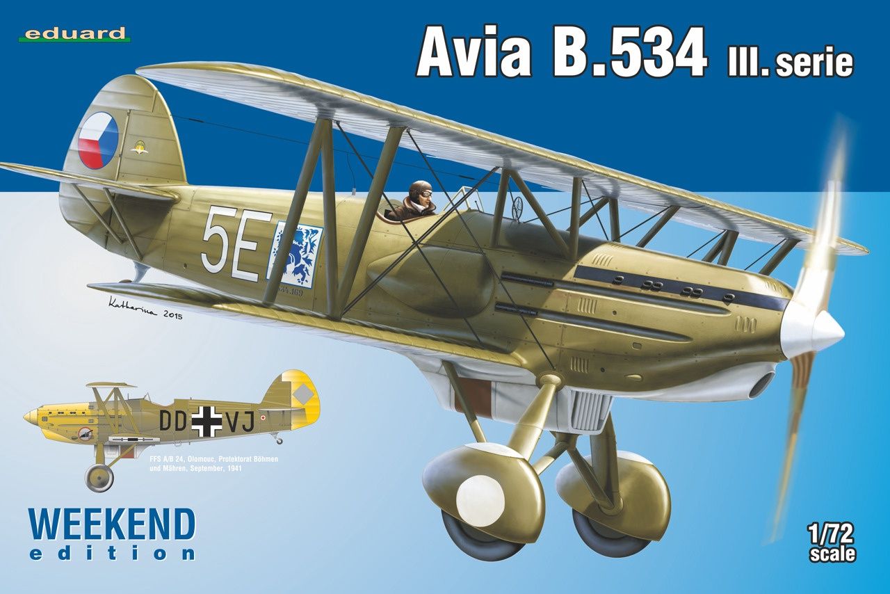 Eduard 1/72 Avia B.534 III.serie [Weekend Edition] 7429