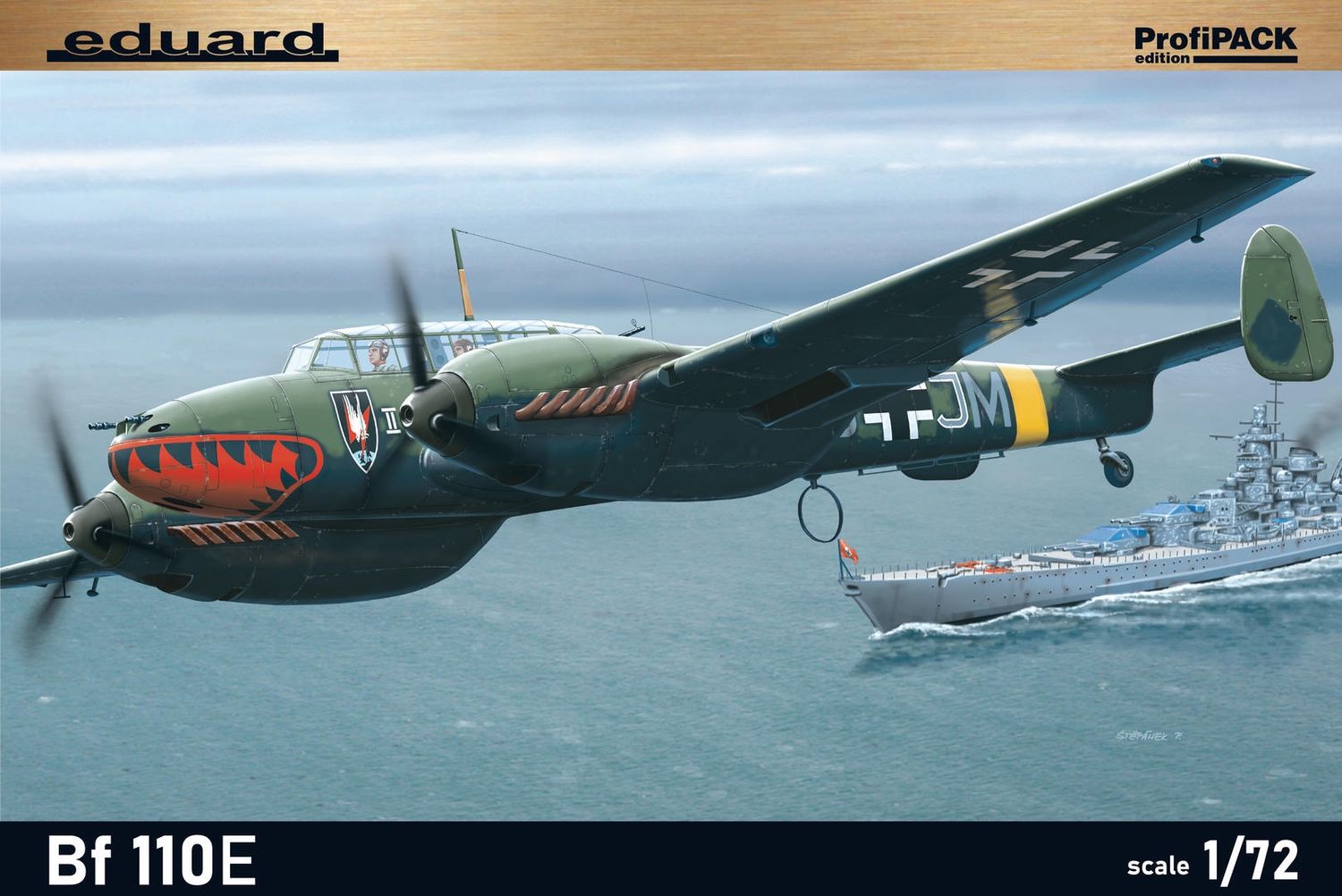 Eduard 1/72 Bf110E [ProfiPACK] 7083