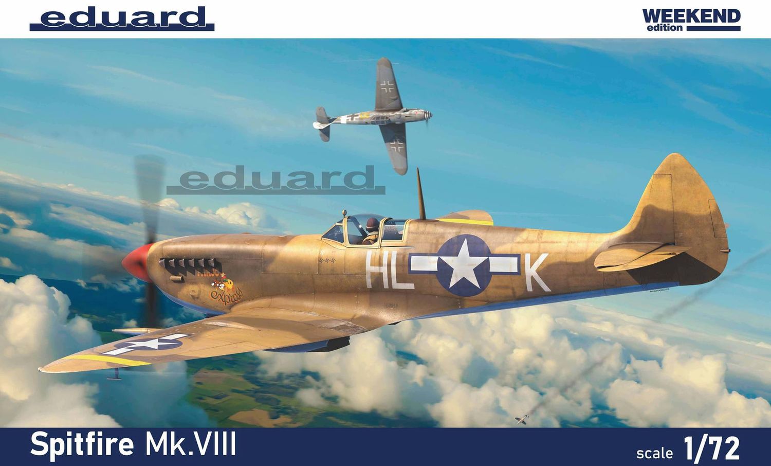 Eduard 1/72 Spitfire Mk.VIII [Weekend Edition] 7462