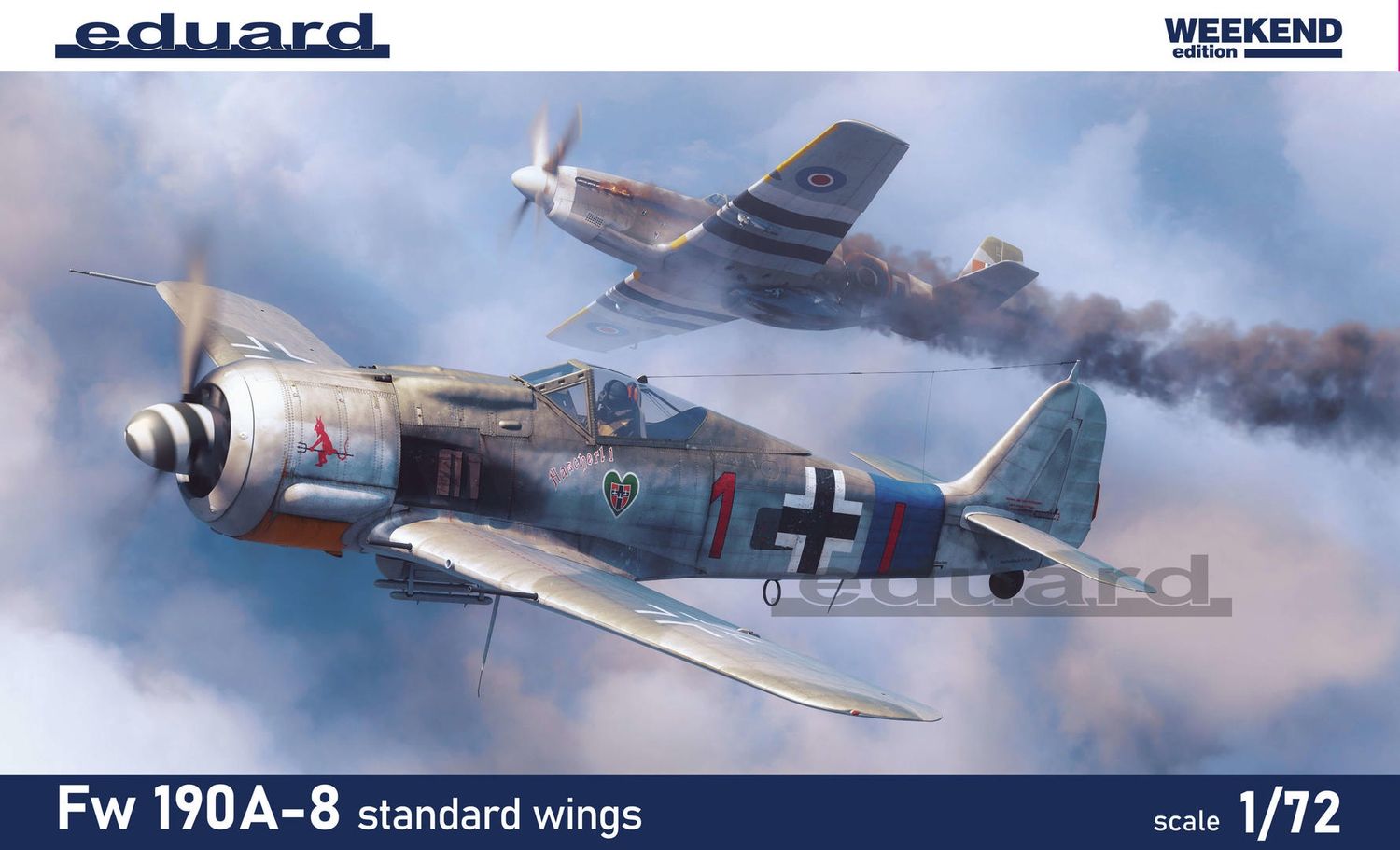 Eduard 1/72 Fw190A-8 Standard Wings [Weekend Edition] 7463