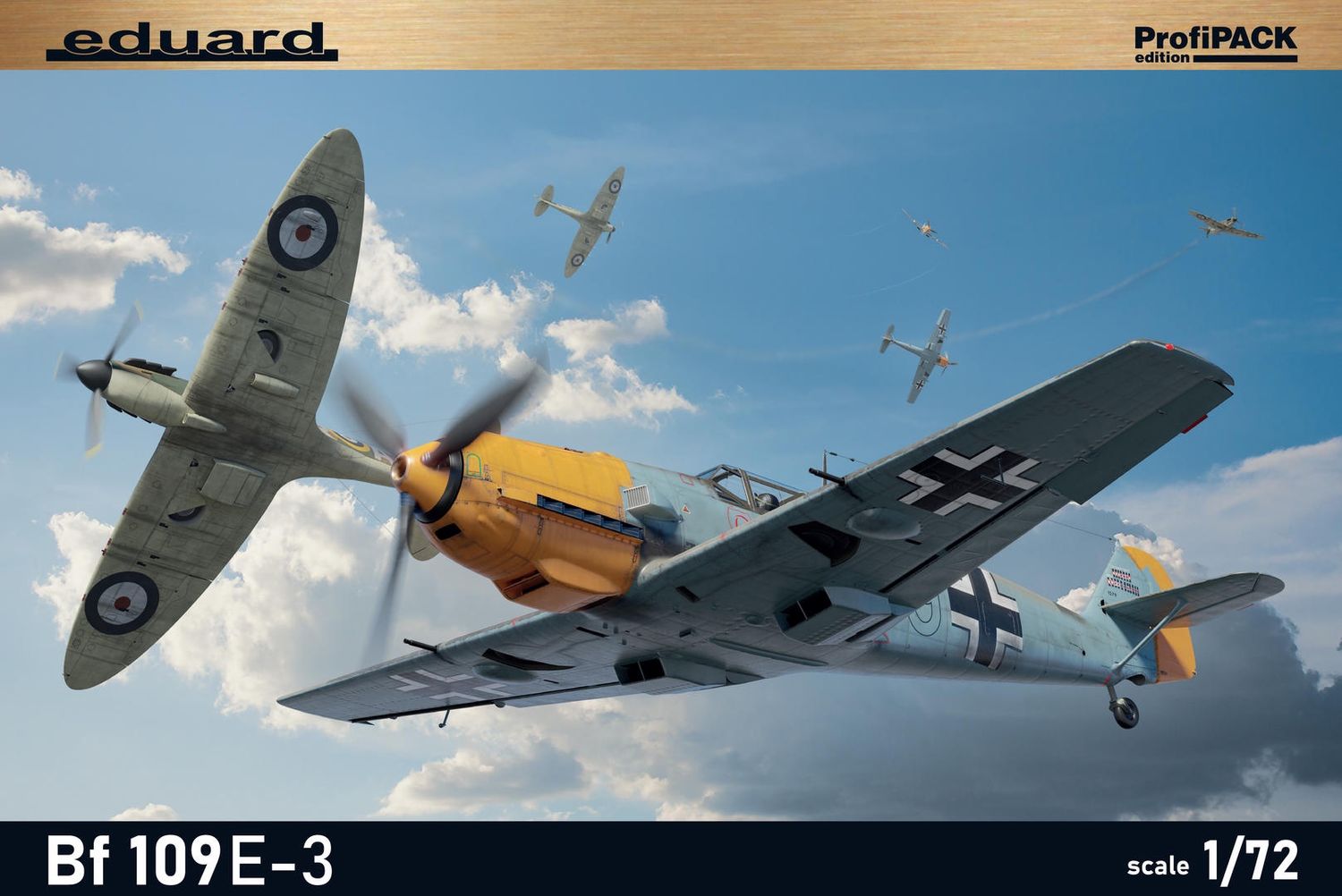 Eduard 1/72 Bf 109E-3 [ProfiPACK] 7032