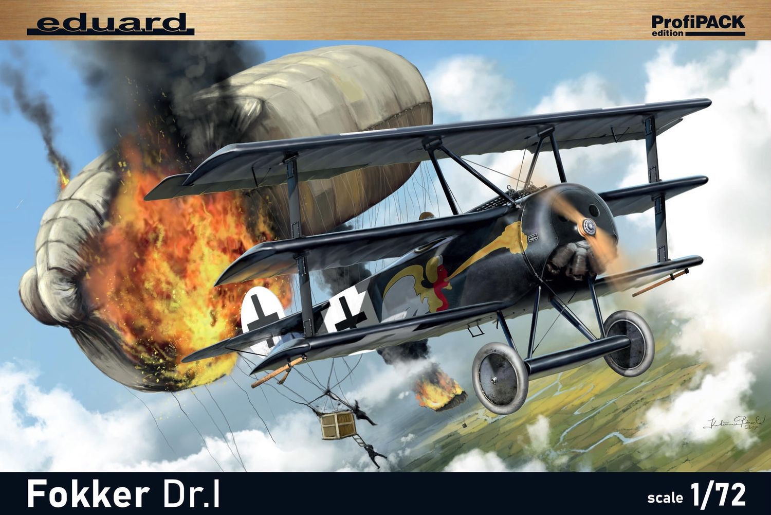 Eduard 1/72 Fokker Dr.I [ProfiPACK] 7039
