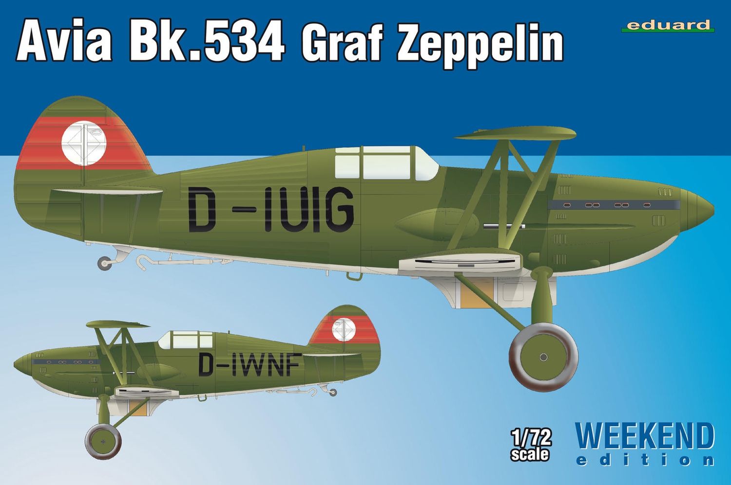 Eduard 1/72 Avia Bk.534 Graf Zeppelin [Weekend Edition] 7445