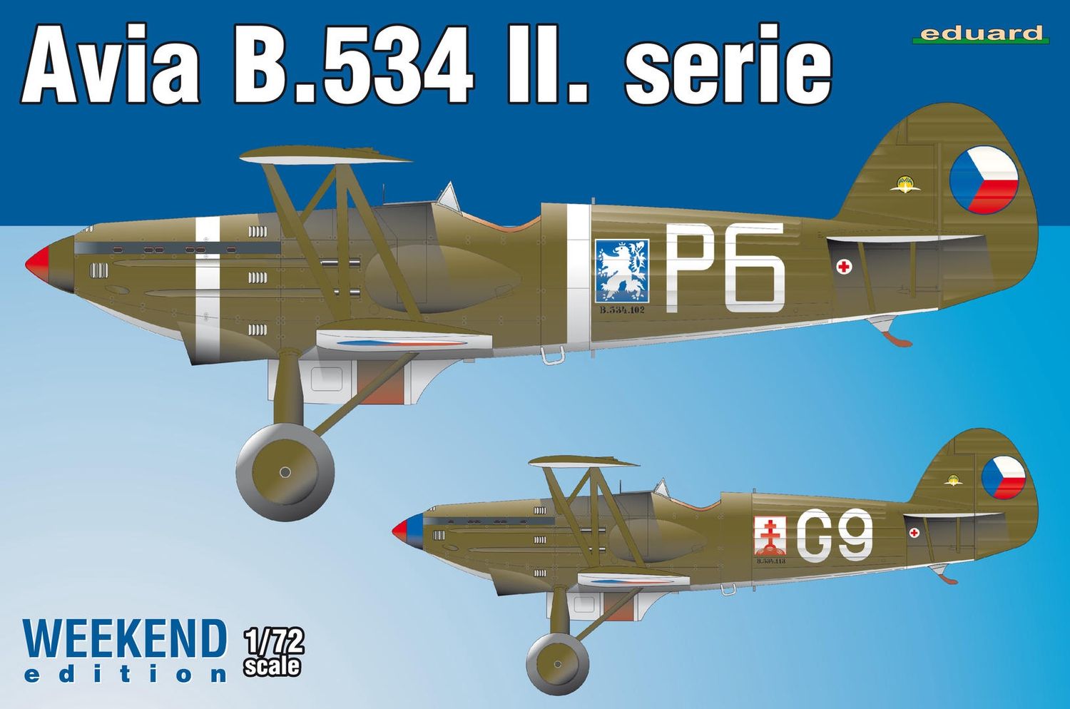 Eduard 1/72 Avia B.534 II.serie [Weekend Edition] 7448
