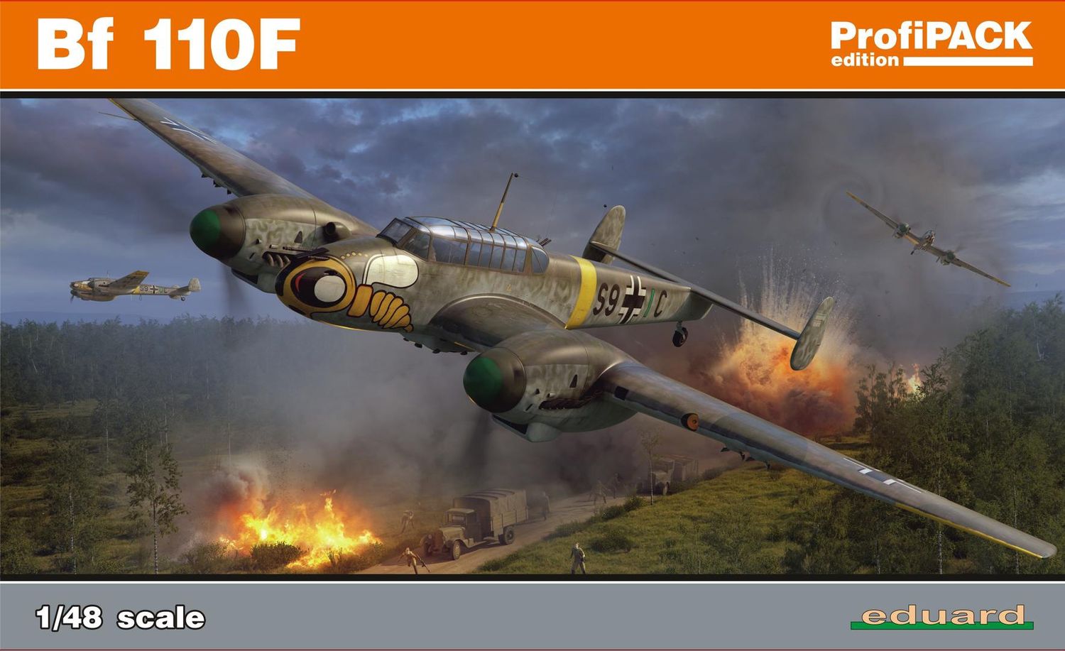 Eduard 1/48 Messerschmitt Bf 110F [ProfiPACK] 8207