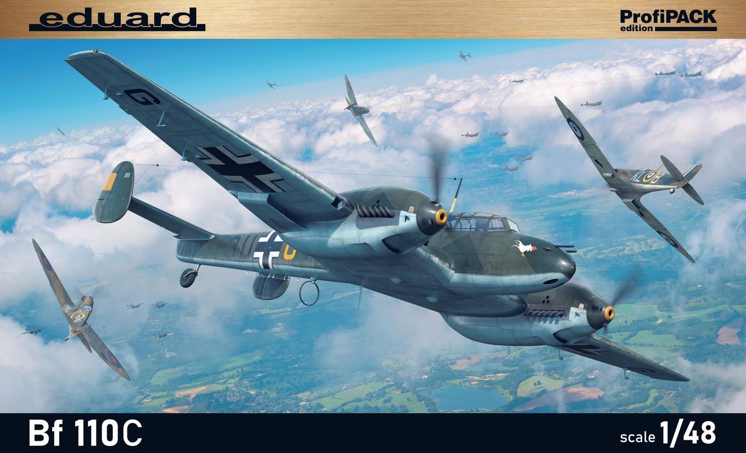 Eduard 1/48 Messerschmitt Bf 110C [ProfiPACK] 8209