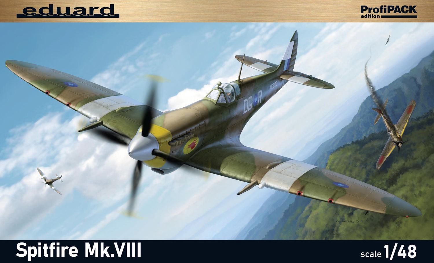 Eduard 1/48 Spitfire Mk.VIII [ProfiPACK] 8284