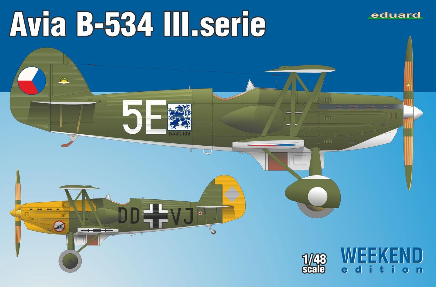 Eduard 1/48 Avia B-534 III. Serie [Weekend Edition] 8478