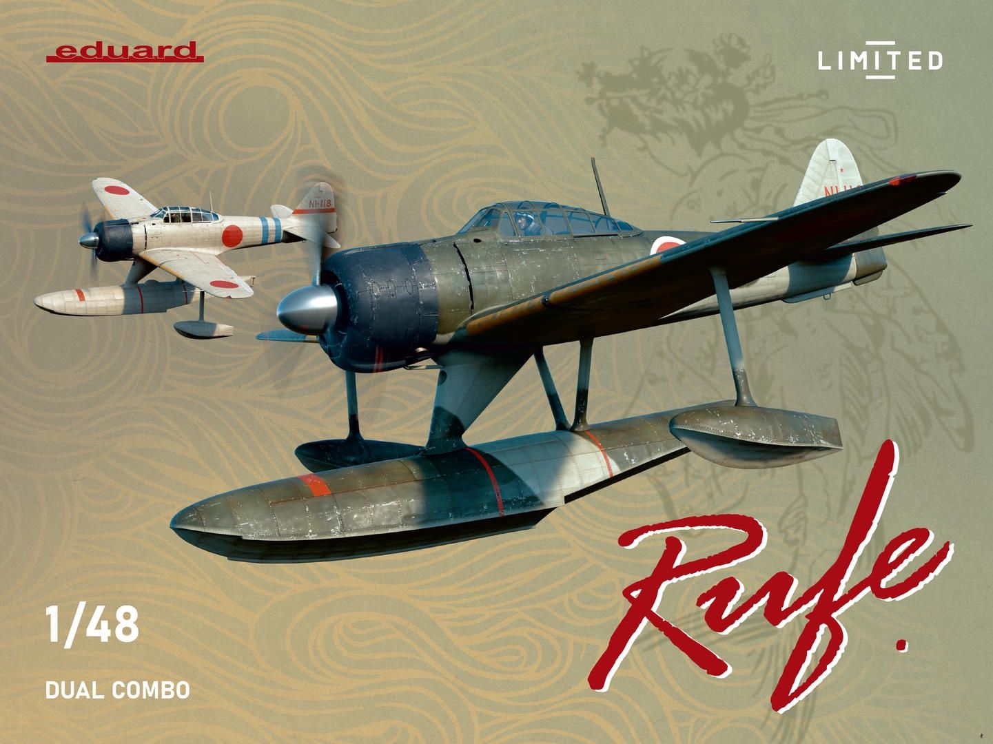 Eduard 1/48 Rufe&#39; A6M2-N Type 2 Seaplane Fighter Dual Combo [Limited Edition] 11171
