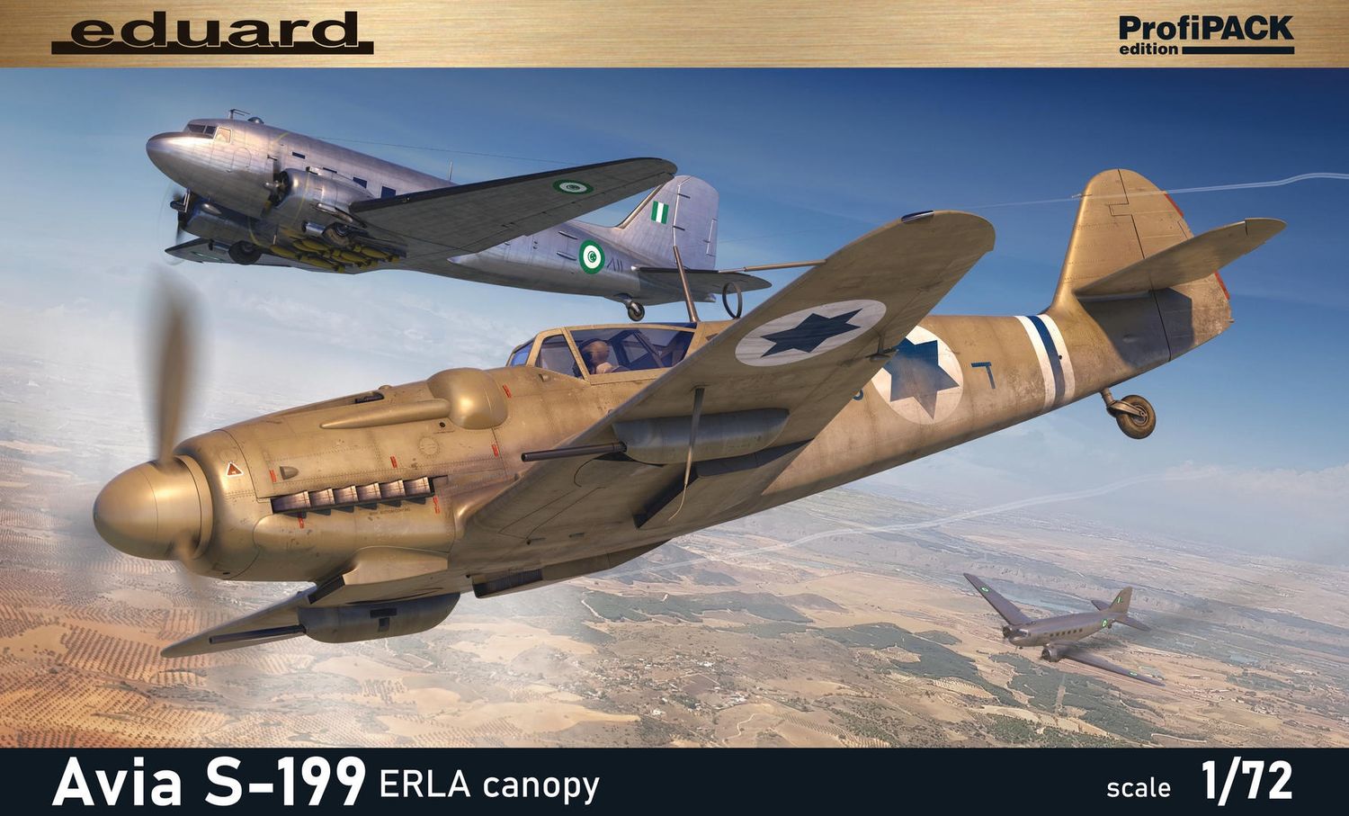 Eduard 1/72 Avia S-199 Erla Canopy [ProfiPACK] 70152