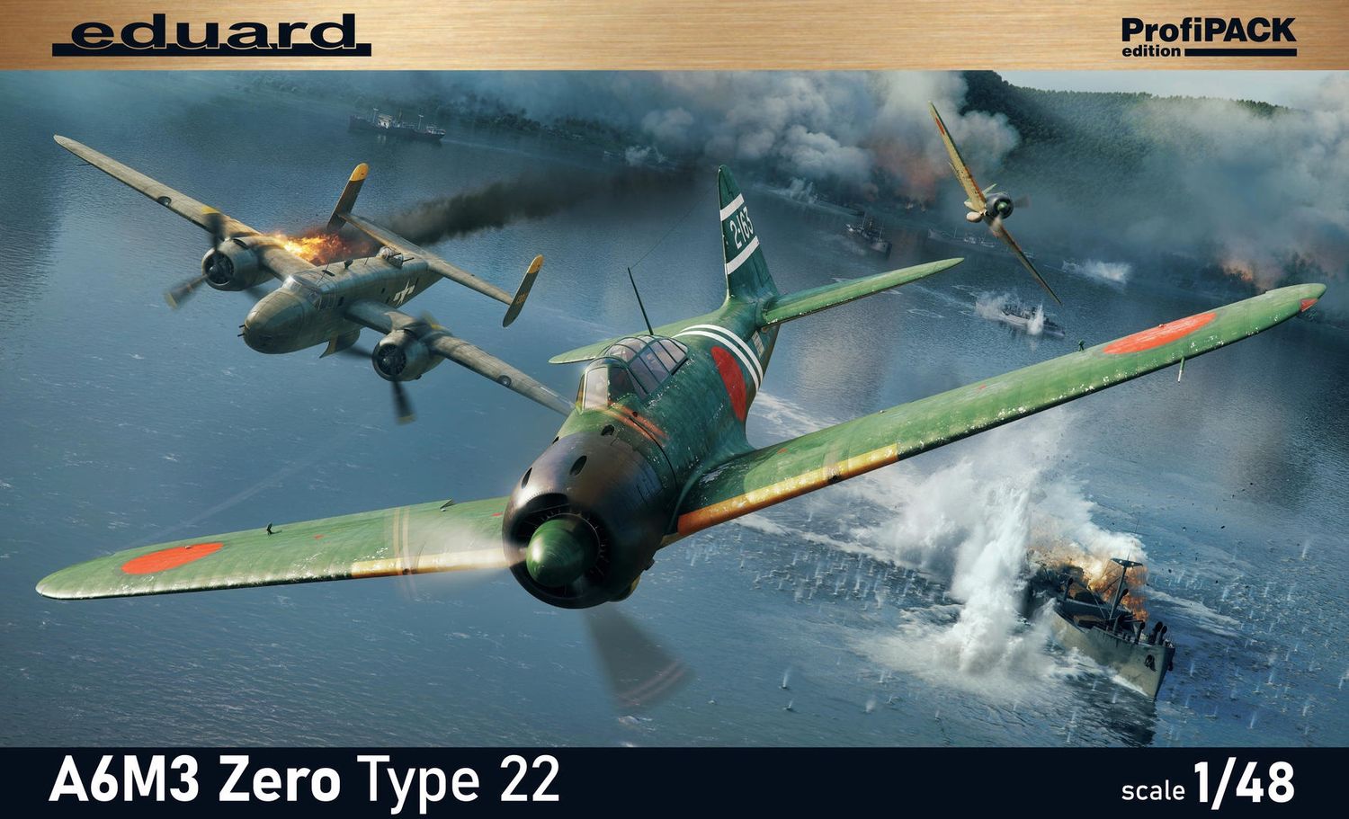 Eduard 1/48 A6M3 Zero Type 22 [ProfiPACK] 82214