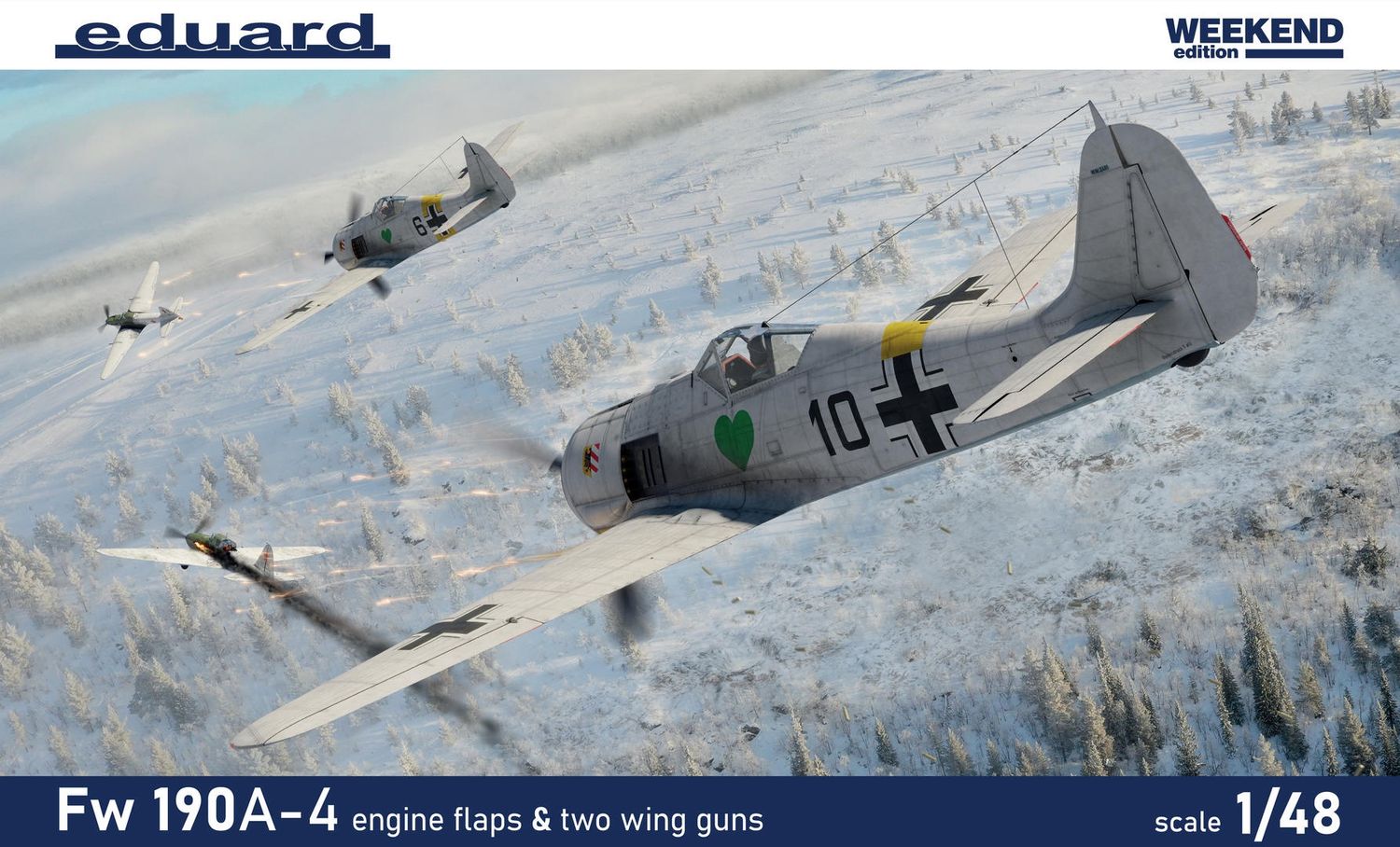 Eduard 1/48 Fw 190A-4 w/Engine Flaps &amp; Two Wing Guns [Weekend Edition] 84117
