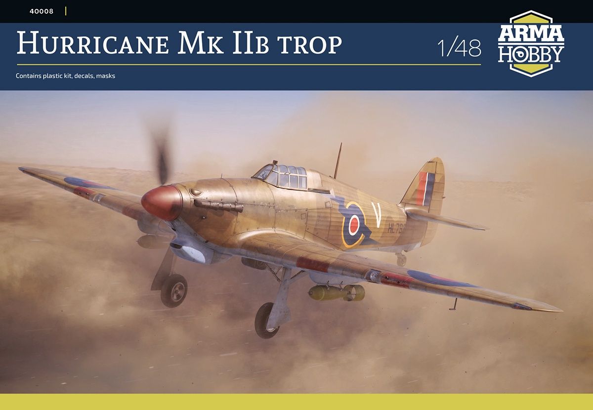 Arma Hobby 1/48 Hurricane Mk IIb Trop 40008