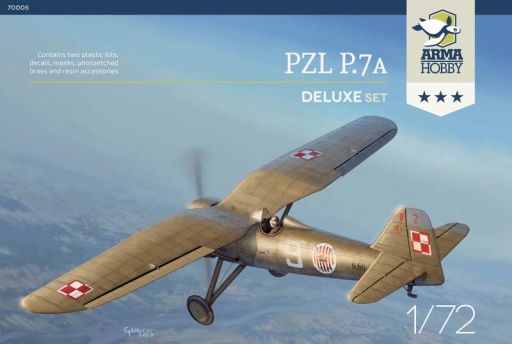 Arma Hobby 1/72 PZL P.7a Deluxe Set 70005