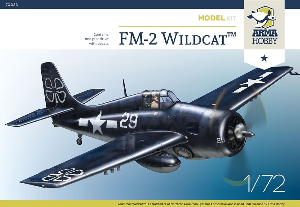 Arma Hobby 1/72 FM-2 Wildcat Model Kit 70033
