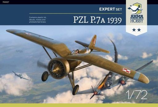 Arma Hobby 1/72 PZL P.7a Expert Set 1939 70007
