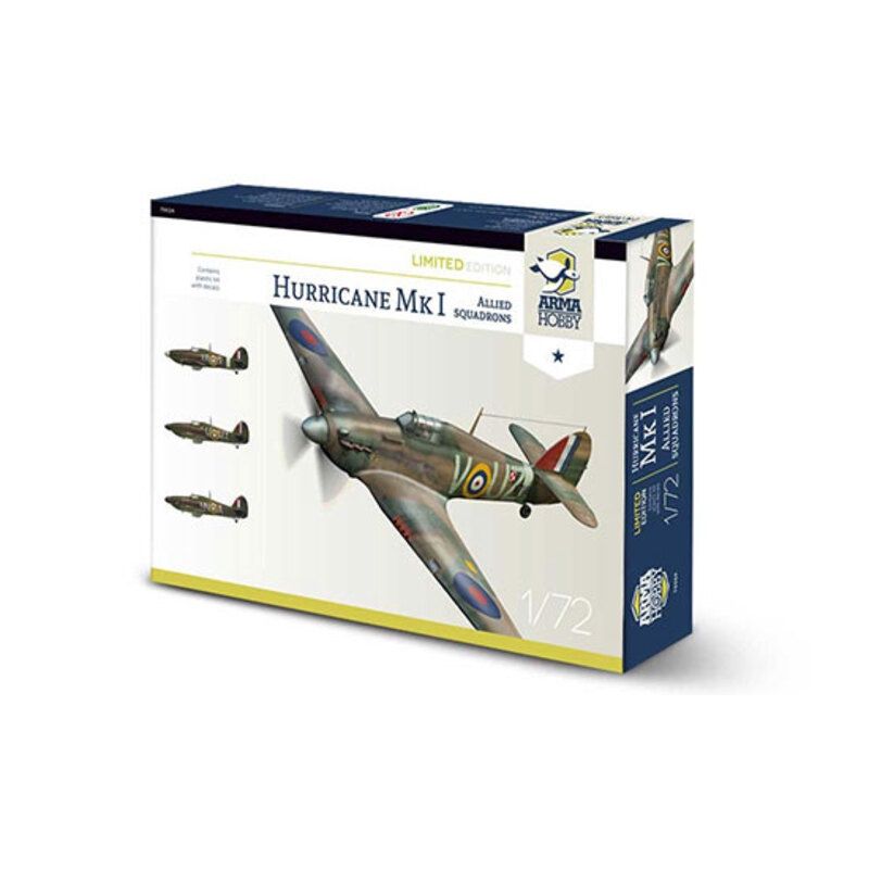 Arma Hobby 1/72 Hurricane Mk I Allied Squadrons Limited Edition 70024